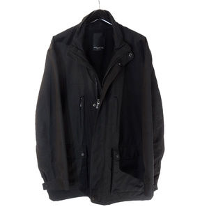 Andrew Marc New York Mens Black Field Coat 2XL EUC